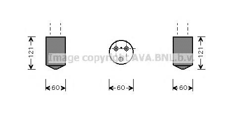 DWD042 AVA receptor-secador del aire acondicionado