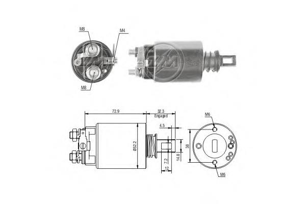 ZM686 ERA interruptor magnético, estárter