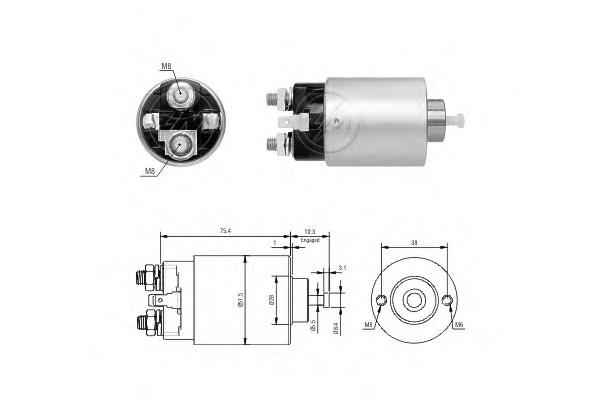 ZM6698 ERA interruptor magnético, estárter