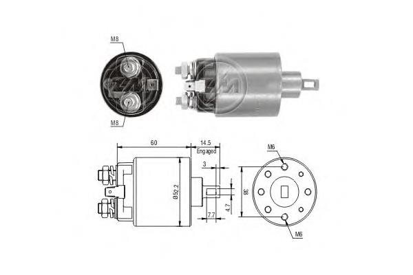 ZM711 ERA interruptor magnético, estárter