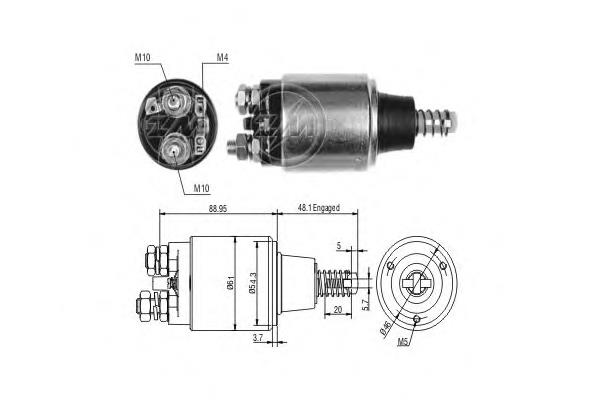 ZM648 ERA interruptor magnético, estárter