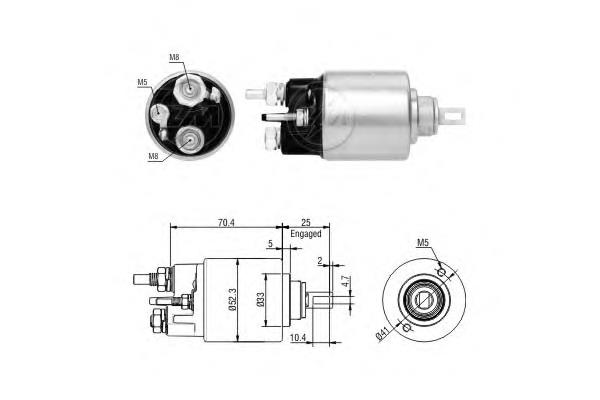 Interruptor magnético, estárter ZM6271 ZM