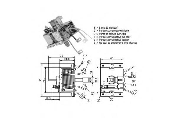 ZM902 ERA interruptor magnético, estárter