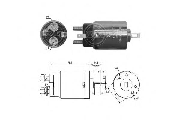 ZM980 ERA interruptor magnético, estárter