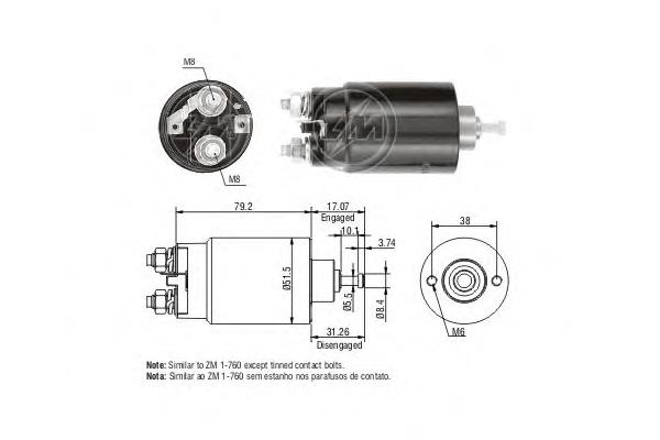  Interruptor magnético, estárter para Ford Windstar 