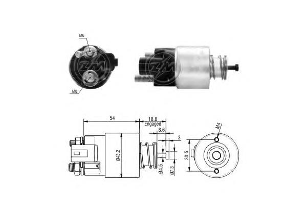 ZM391 ERA interruptor magnético, estárter