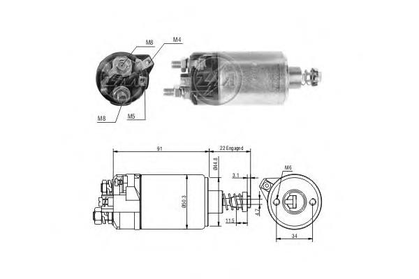 ZM525 ZM interruptor magnético, estárter