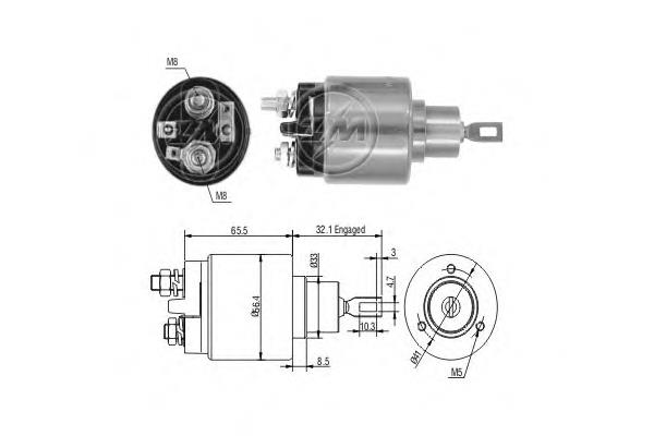 ZM573 ERA interruptor magnético, estárter