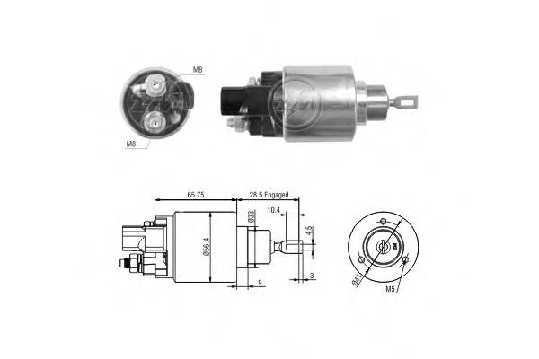 281500L071 Toyota interruptor magnético, estárter