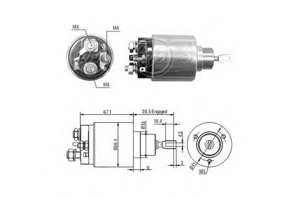 ZM1473 ERA interruptor magnético, estárter