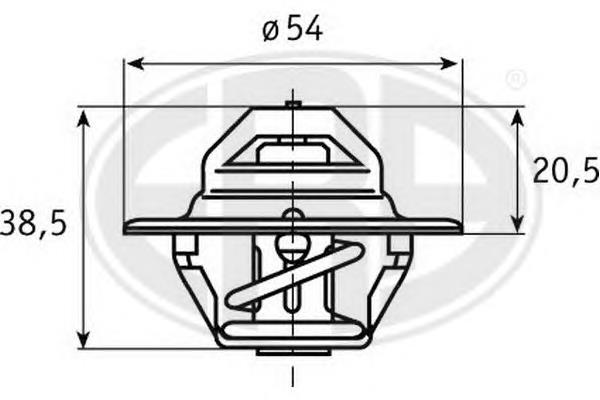 350082 ERA termostato, refrigerante