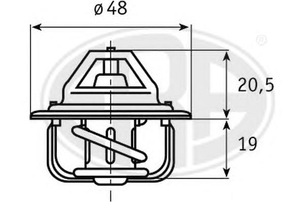 350075 ERA termostato, refrigerante