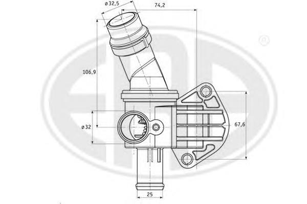 350278 ERA termostato, refrigerante