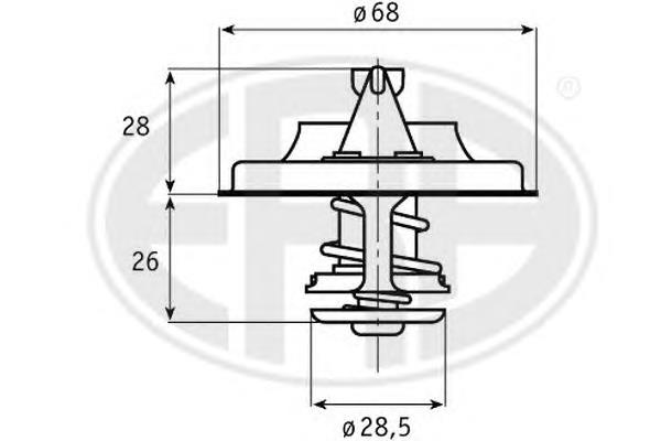 350164 ERA termostato, refrigerante