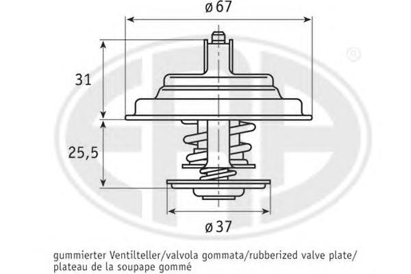 350158 ERA termostato, refrigerante