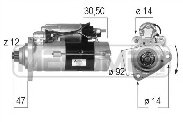 220575 ERA motor de arranque