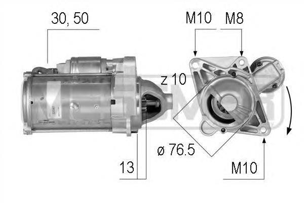 220587 ERA motor de arranque