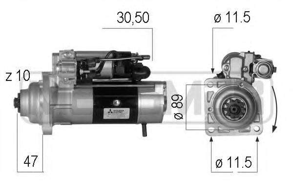 220554 ERA motor de arranque