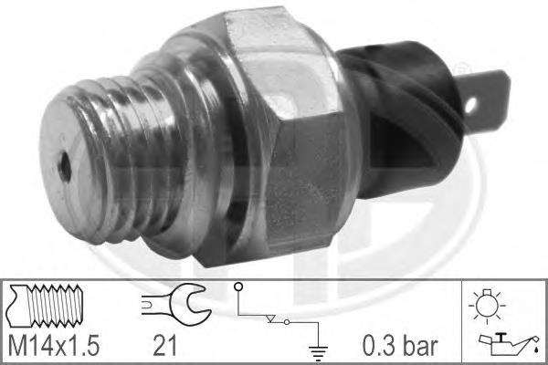 330002 ERA indicador, presión del aceite