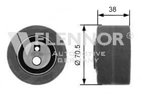 FU12293 Flennor rodillo, cadena de distribución