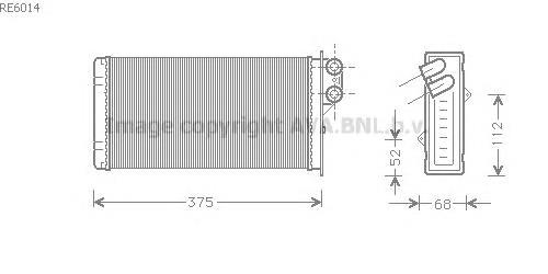 RE6014 AVA radiador de calefacción