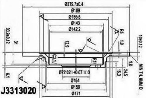 DP308C Japan Parts