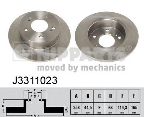  Disco de freno trasero para Nissan Maxima J30