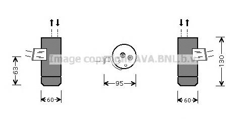 MSD104 AVA receptor-secador del aire acondicionado