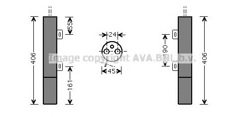 MSD090 AVA receptor-secador del aire acondicionado