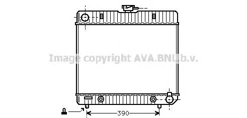 MS2043 AVA radiador refrigeración del motor