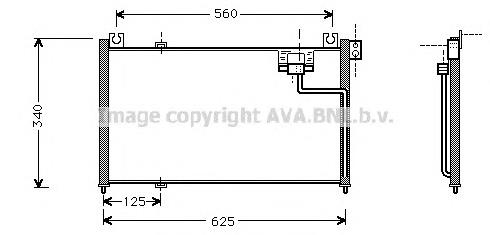 Condensador aire acondicionado MZ5127 AVA