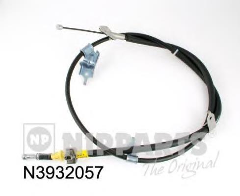 N3932057 Nipparts cable de freno de mano trasero derecho