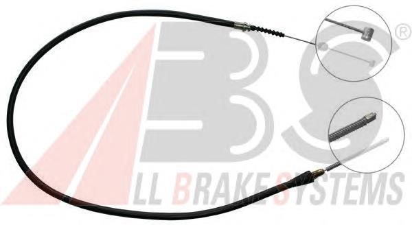 522617 Opel cable de freno de mano trasero izquierdo