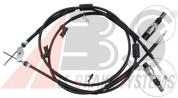 K12825 ABS cable de freno de mano trasero derecho/izquierdo