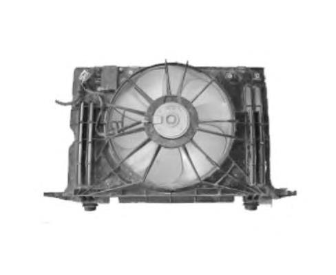 47379 NRF difusor de radiador, ventilador de refrigeración, condensador del aire acondicionado, completo con motor y rodete