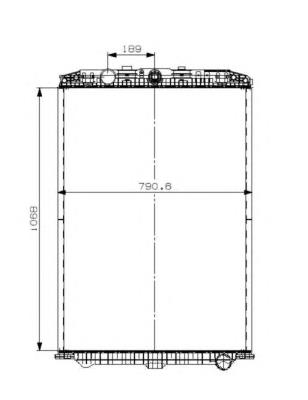 509559 NRF radiador refrigeración del motor