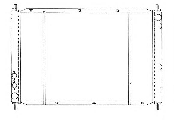 50124 NRF radiador refrigeración del motor