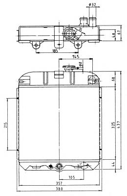 Radiador 57119 NRF