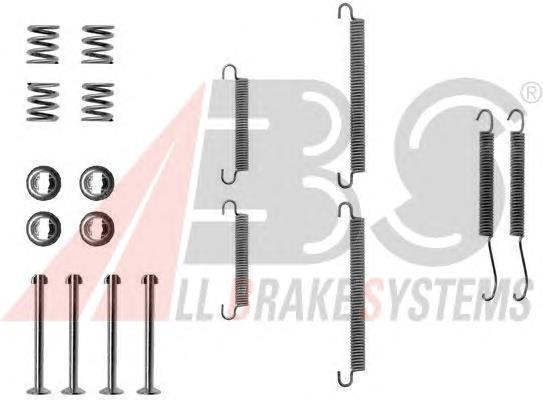 Kit de montaje, zapatas de freno traseras D31086A Autofren