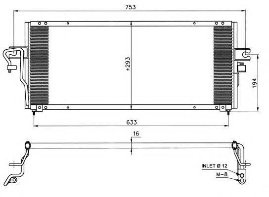 35210 NRF condensador aire acondicionado