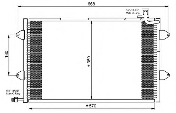 35217 NRF condensador aire acondicionado