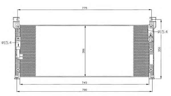 35280 NRF condensador aire acondicionado