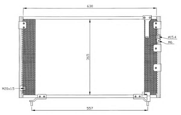 35281 NRF condensador aire acondicionado