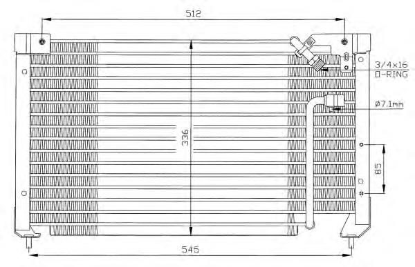 35284 NRF condensador aire acondicionado