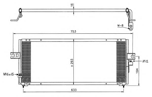 35232 NRF condensador aire acondicionado