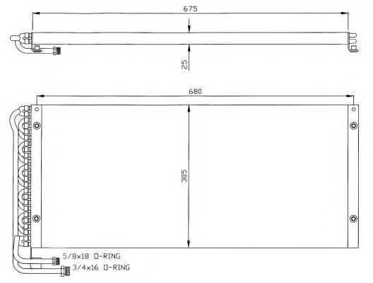 35323 NRF condensador aire acondicionado