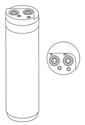 33191 NRF receptor-secador del aire acondicionado