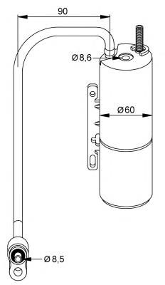 33202 NRF receptor-secador del aire acondicionado