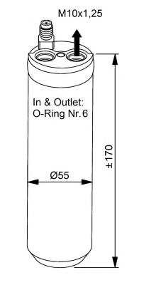 33206 NRF receptor-secador del aire acondicionado