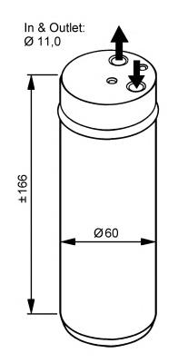 33120 NRF receptor-secador del aire acondicionado